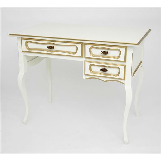 Стол 22 (Слоновая кость+золотая патина) малый