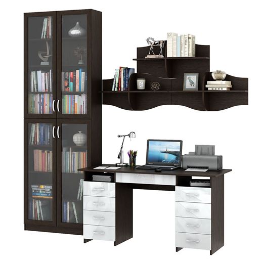 Уголок школьника Милан УШ-10Я-02 Глянец венге / белый