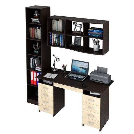 Уголок школьника Милан УШ-10Я-04 Глянец венге / бежевый