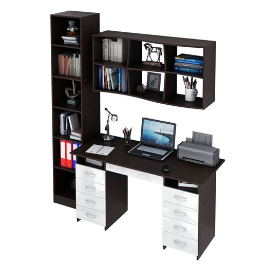 Уголок школьника Милан УШ-10Я-04 Глянец венге / белый