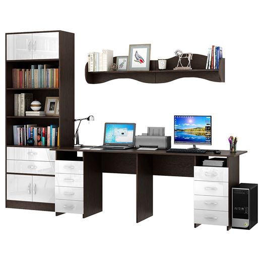 Уголок школьника Тандем УШ-3-03 Глянец венге / белый