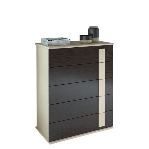 Комод Ренцо-14 дуб молочный / венге