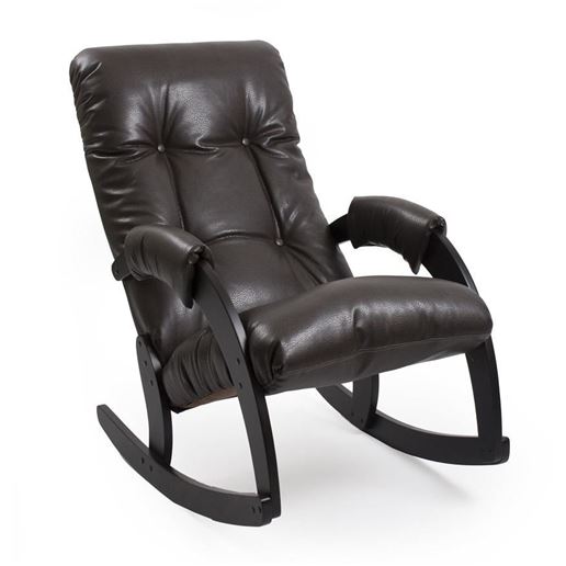 Кресло-качалка Модель 67 Венге, к/з Vegas Lite Amber