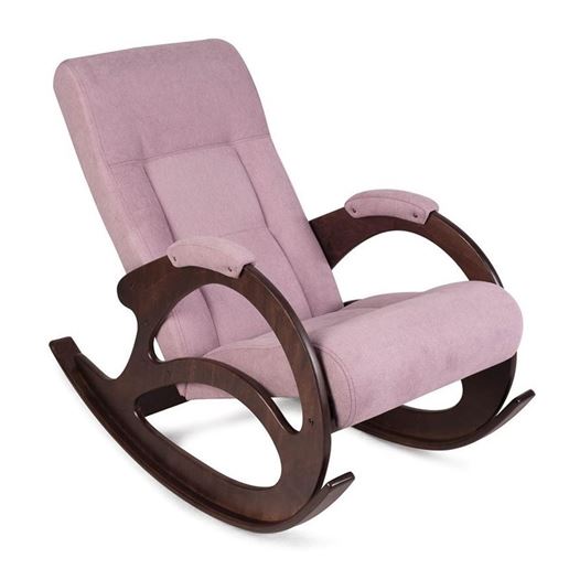 Кресло-качалка К-5 (темный тон / 08 - розовый)