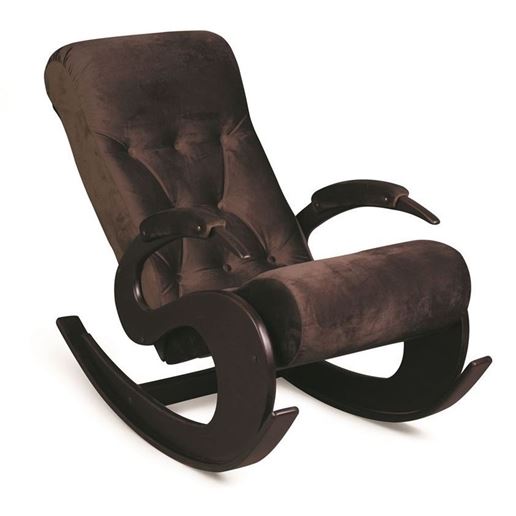 Кресло-качалка Лебедь (темный тон / 08 - коричневый)