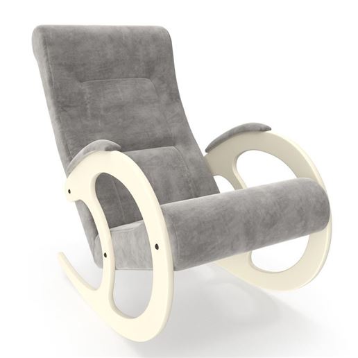 Кресло-качалка, Модель №3  (Verona Light Grey/Дуб шампань)
