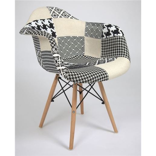 Стул 620-12-1 (White and Black PW-02)