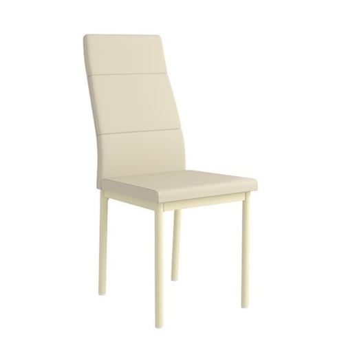 СЛАЙП F Стул Кремовый/Кремовый, экокожа