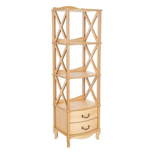 Этажерка "Джульетта"-3 (светлый дуб) Вис