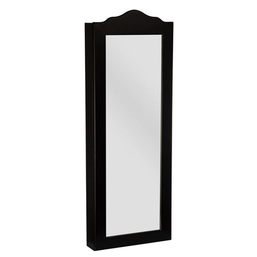 FYS60807 black Шкаф с зеркалом настенный