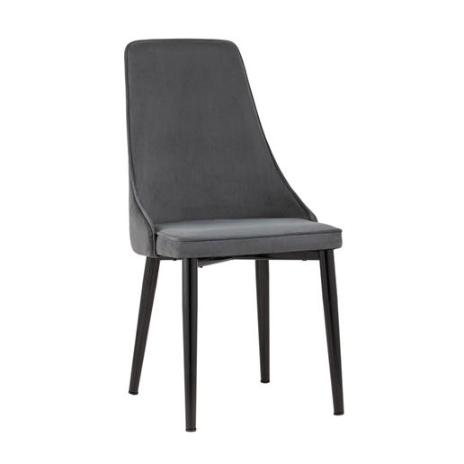 Стул Ларго велюр тёмно-серый