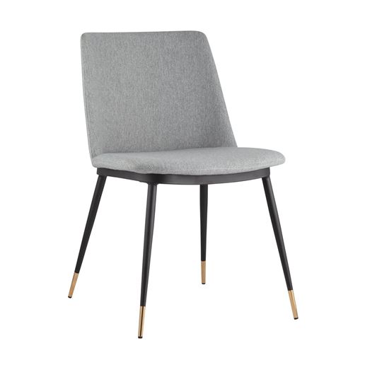 Стул Мелисса мягкий тканевый серый