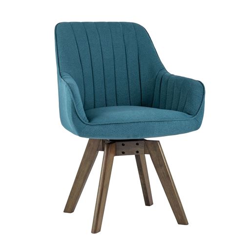 Стул обеденный MANS бирюзовый с функцией вращения