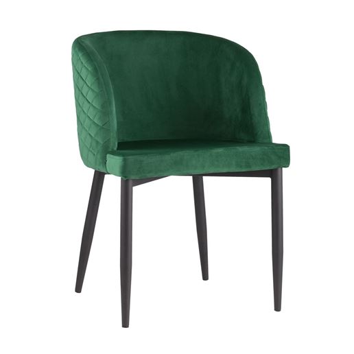 Стул Оскар велюр изумрудный мебельная ткань велюр