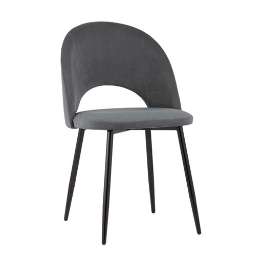 Стул Софи велюр тёмно-серый