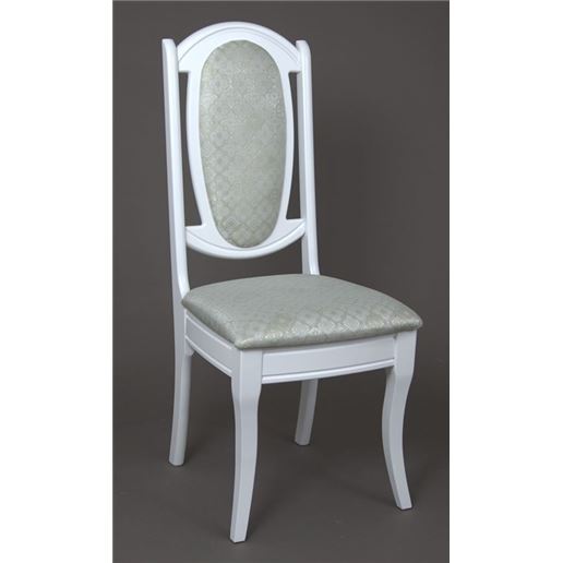 Стул "Королевский" (Белый/ткань Пассаж)