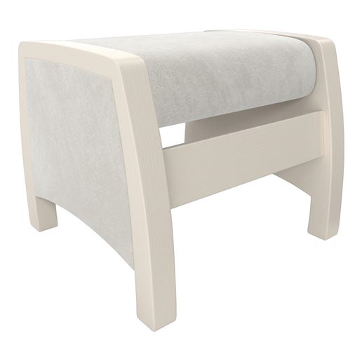 Пуф-глайдер МИ Модель Balance 1, Дуб шампань/шпон, ткань Verona Ligh Grey