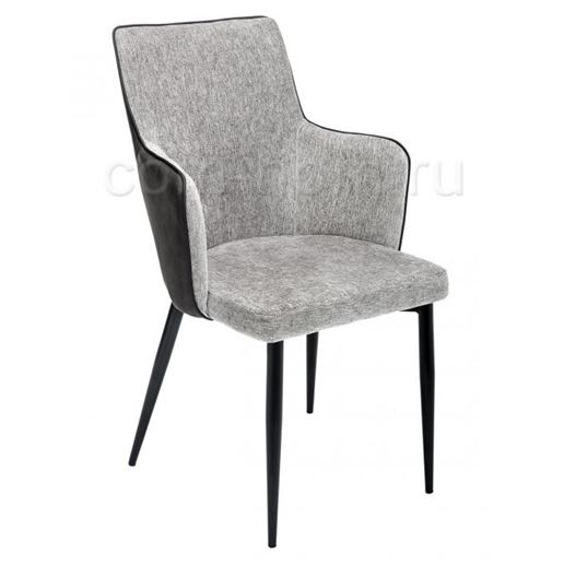 Стул Benza grey fabric / black