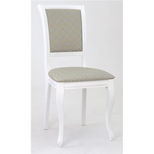 Стул "Дионис" (Белый/ ткань Santa Izumrud)