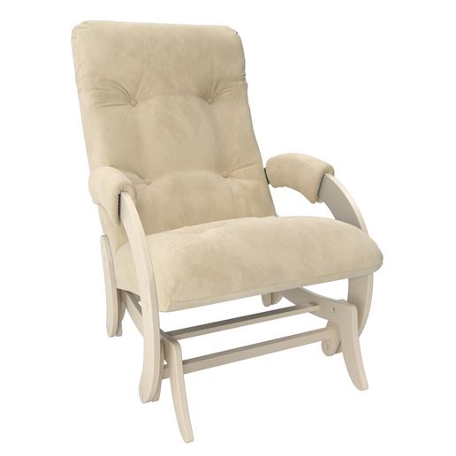 Кресло-качалка Глайдер Модель 68 (Verona Vanilla/Дуб шампань)
