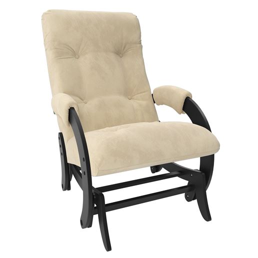 Кресло-качалка Глайдер Модель 68 (Verona Vanilla/Венге )