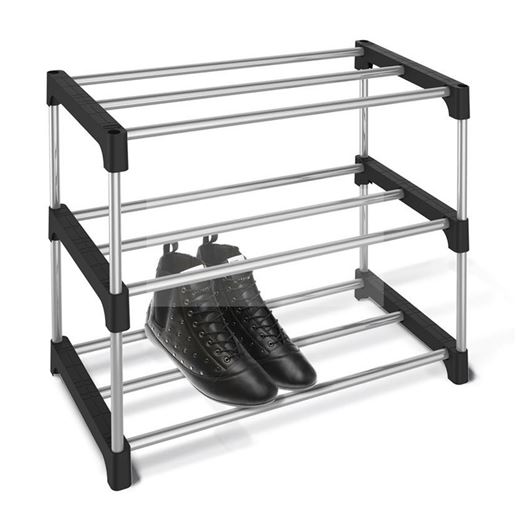 Подставка для обуви SHT-SR-6 Черный/Хром