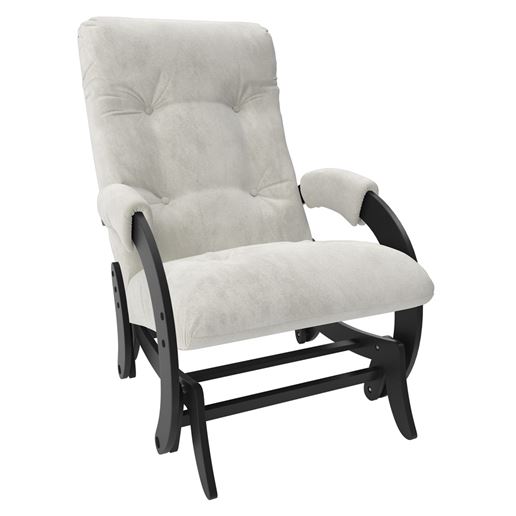 Кресло-качалка Глайдер мод_68 (Verona lite Grey/Венге/Шпон) Серый