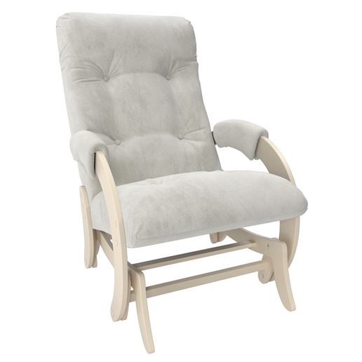 Кресло-качалка Глайдер Модель 68 (Verona lite Grey/Дуб шампань)