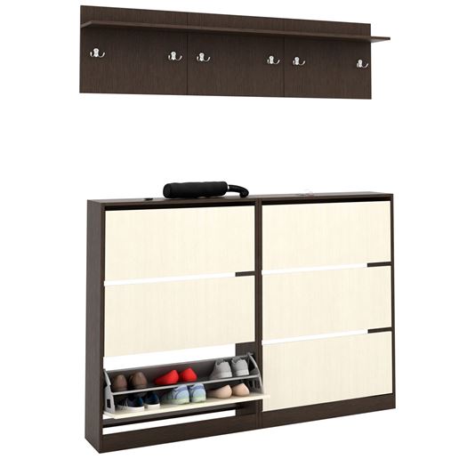 Прихожая Норта-8 венге / дуб молочный