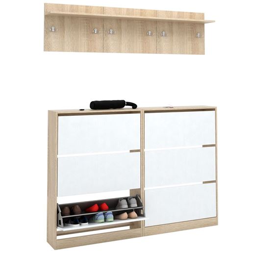 Прихожая Норта-8 дуб сонома / белый