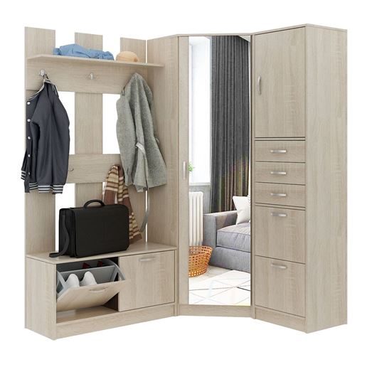 Прихожая Ольга-12П дуб сонома