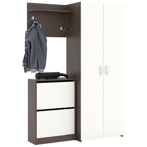 Прихожая Уно-75 венге / дуб молочный