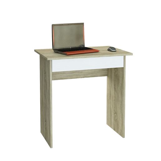 Стол компьютерный Уно-2 дуб сонома / белый