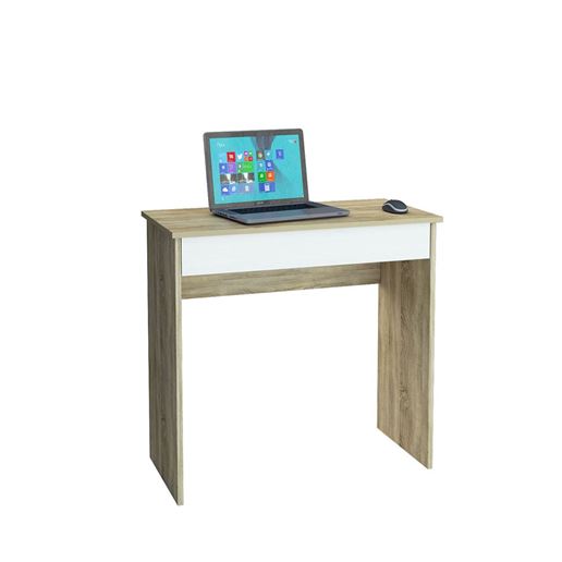 Стол письменный Милан-84Я дуб сонома / белый