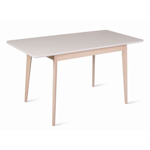 Стол Рэй-1200 (беленый дуб / белая эмаль)