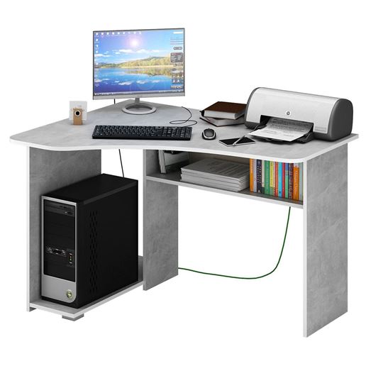 Стол угловой Триан-1 бетон