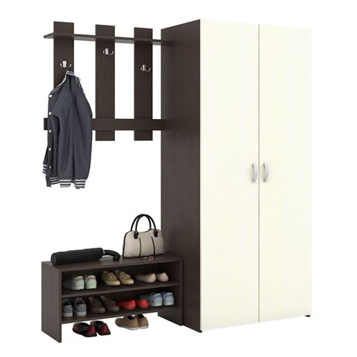 Прихожая Уно-78 венге / дуб молочный