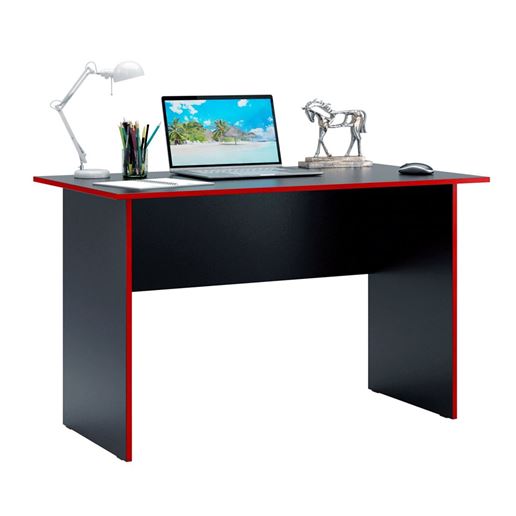 Стол письменный Милан-5 черный / красный