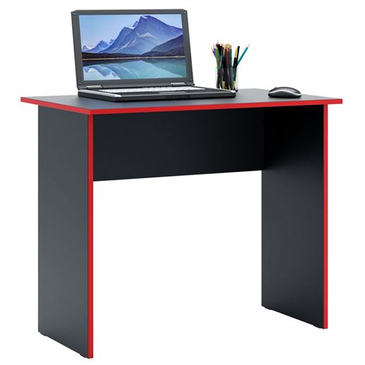 Стол письменный Милан-85 черный / красный