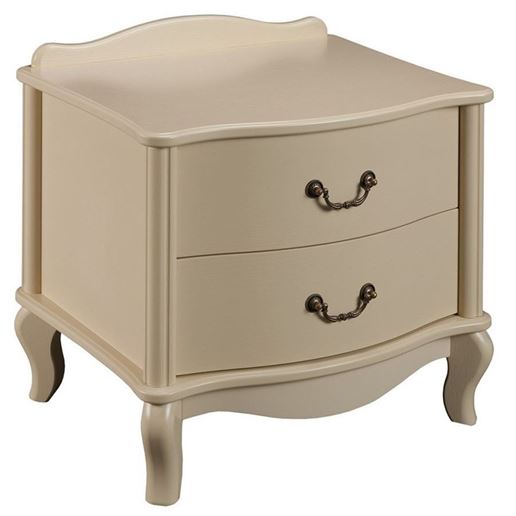 Тумбочка прикроватная "Джульетта" 2 ящика (дуб шампань) Вис