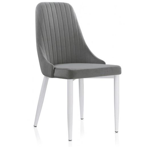Стул Kora gray new / white
