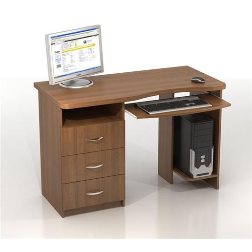 Компьютерный стол Ласточка КC-10-М (Правый)  Ноче Экко