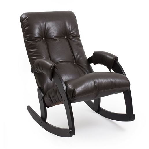 Кресло-качалка  Модель 67 (Дунди-108/Венге ) Коричневый