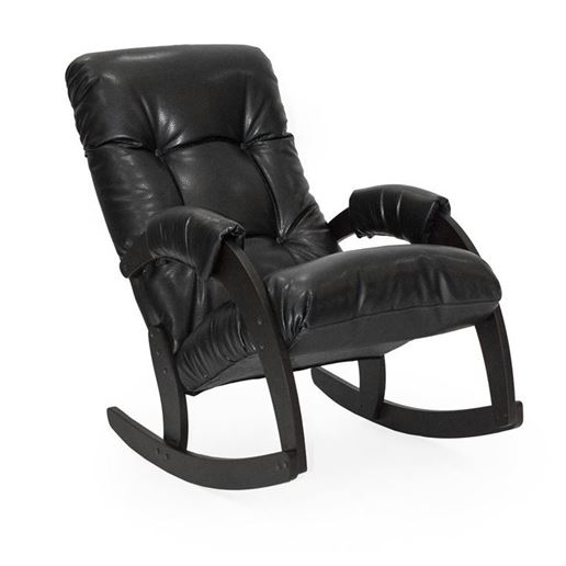 Кресло-качалка  Модель 67 (Vegas lite Black/венге)  Черный