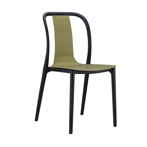 Стул  MK-6701-OL 48х54х88 см Оливковый/Черный