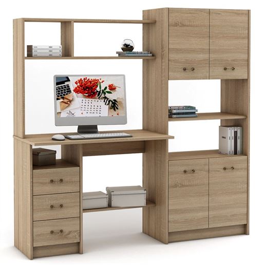 Компьютерный стол Август-12-Дуб-сонома