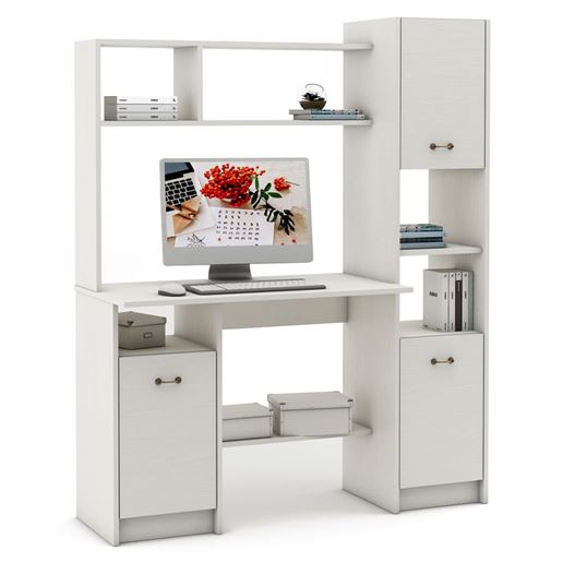 Компьютерный стол Август-2-Белый