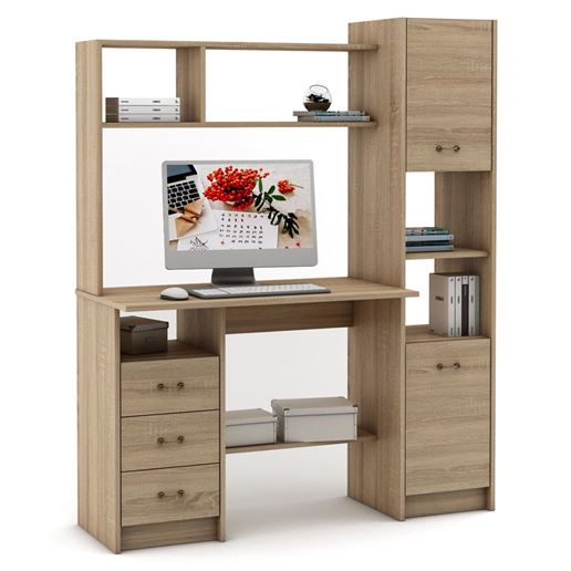 Компьютерный стол Август-4-Дуб-сонома
