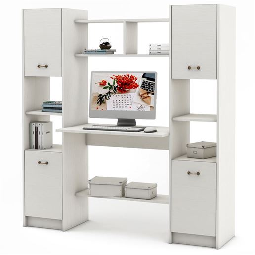 Компьютерный стол Август-5-Белый