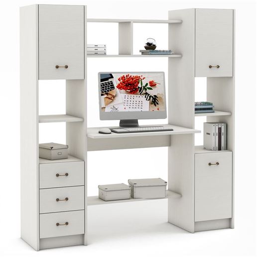 Компьютерный стол Август-7-Белый